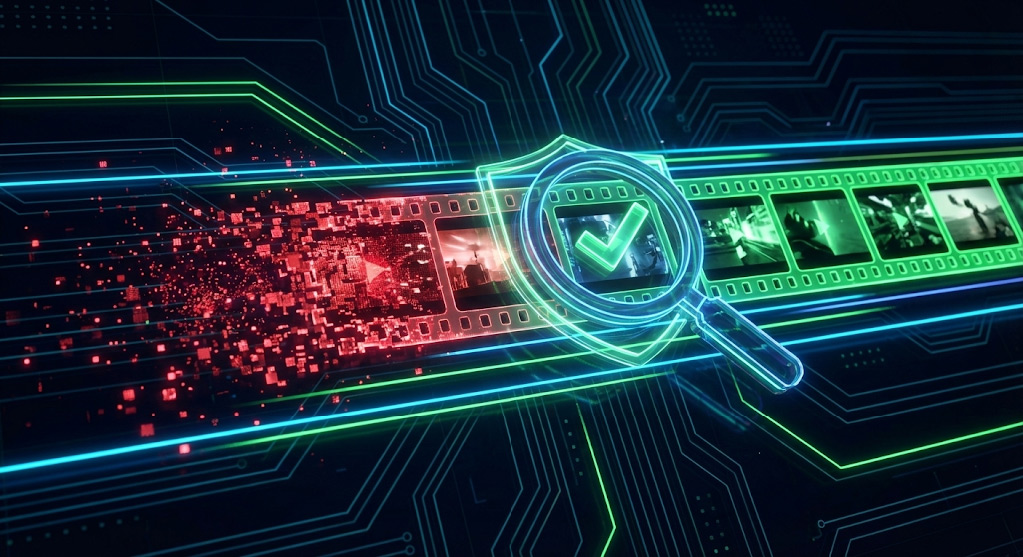 Digital security video retention timeline illustration showing old footage being overwritten versus AI-flagged events being saved to the cloud